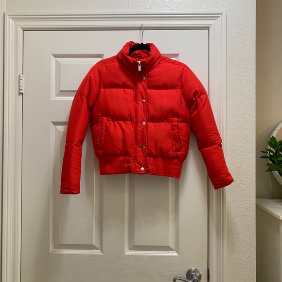 REVOLVE clothing red down jacket - Picture 1 of 5